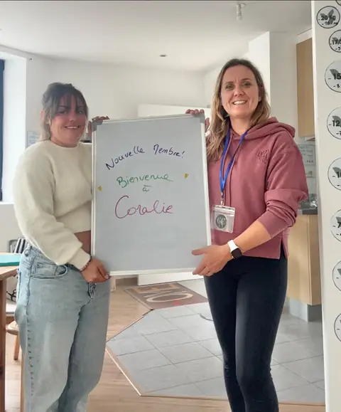 Carnac Nutrition Club, une membre et l’ardoise de son bilan
