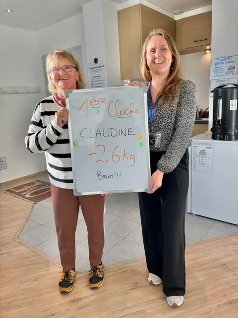 Carnac Nutrition Club, une membre et l’ardoise de son bilan